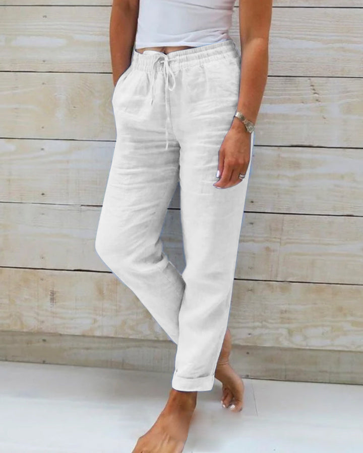 Isla™ | Relaxed Fit Linen Joggers