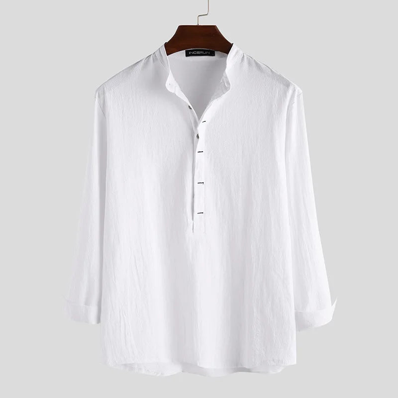 James™ | Men's Cotton Linen Shirt