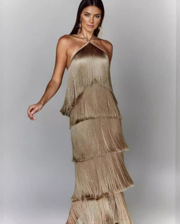 Edith | Fringed dress