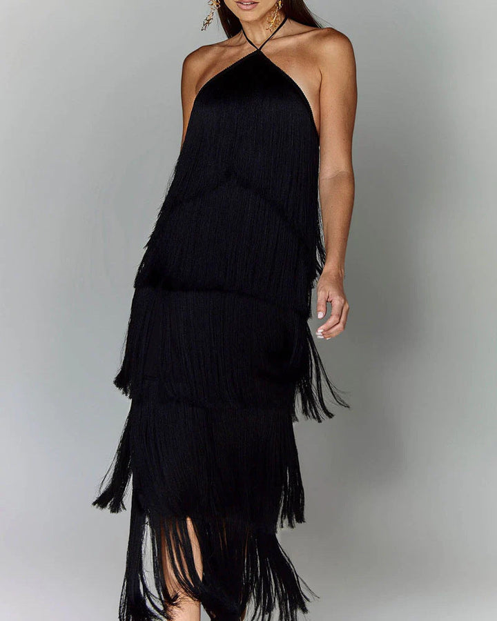 Edith | Fringed dress