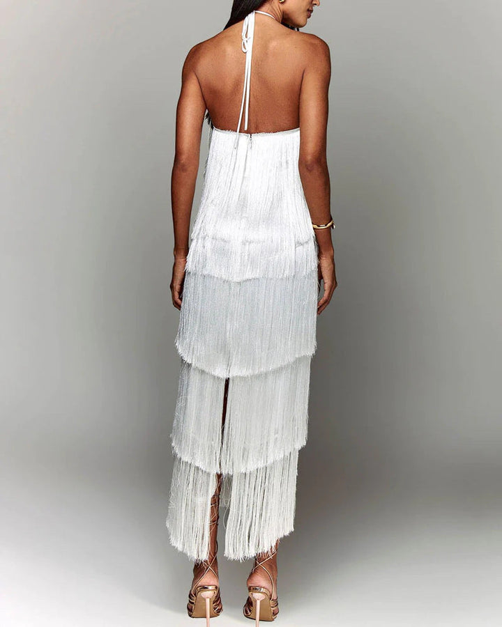 Edith | Fringed dress