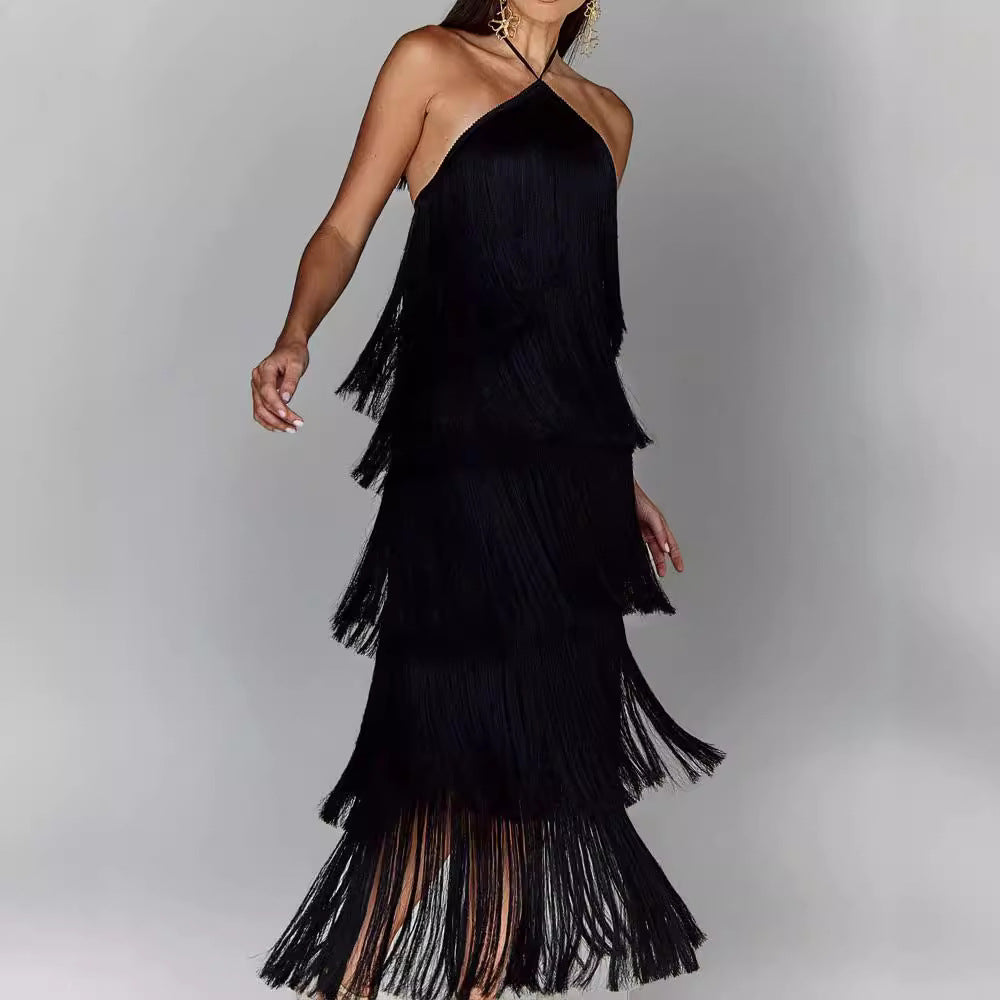 Edith | Fringed dress